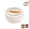 2 In 1 Vegetable Drain Basket Foldable Handle Double Layer Fruit Vegetable Washing Bowl BPA Free Portable Food Fresh Organizer
