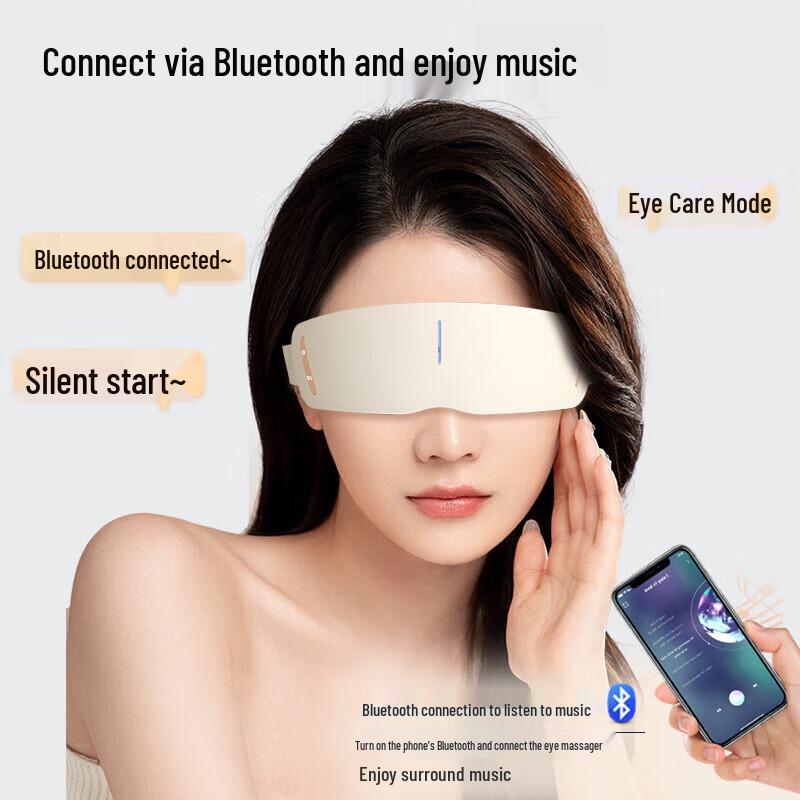 Smart Bluetooth Steam Eye Massager CN Plug (adapter Included)