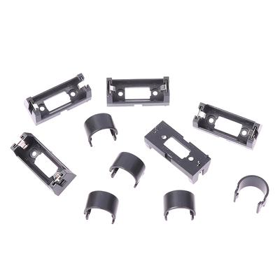 5 Pcs Plug-In Cr123A Battery Holder 16340 Battery Box Lir123A Battery Storage Box Cr123A Battery Box Cover For Pcb Diy