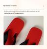 Premium Women's Black Double Layer Non-Slip Waterproof Flip-Flops for Summer Beach and Outdoor Wear