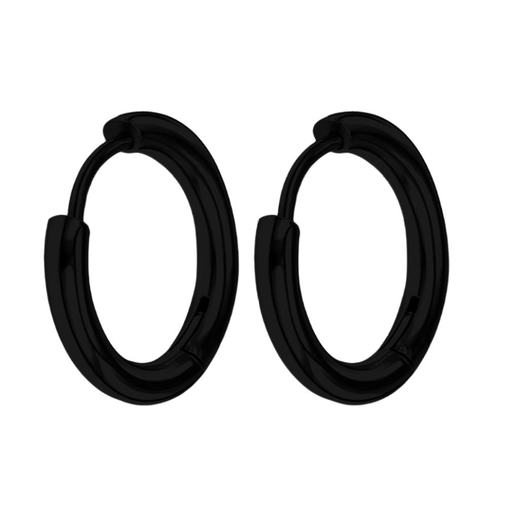 Серебряные серьги-кольца для женщин Уникальный дизайн Технология гальванического покрытия Глянцевые Долговечные Модные кольца Подарки Ювелирные аксессуары 2.5*8mm