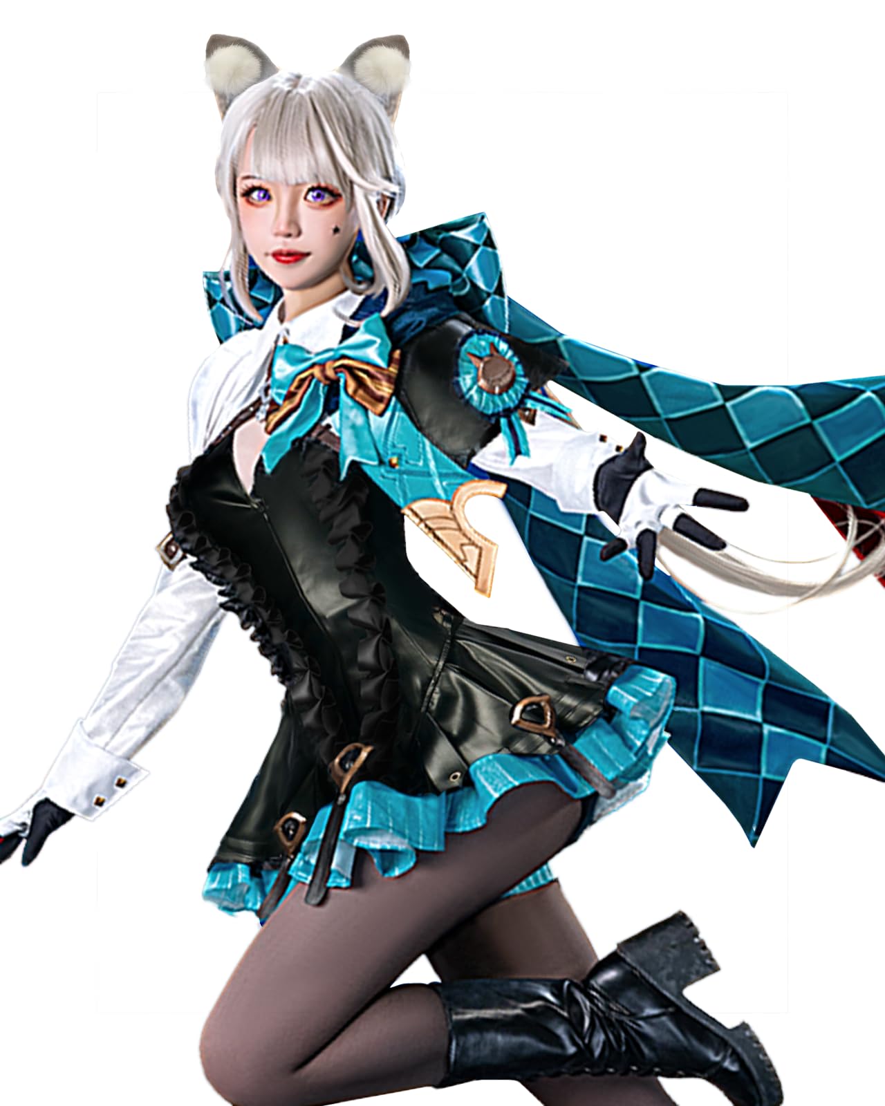 

[Молочное время] Косплей Геншин Импакт Хэллоуин Аниме Персонаж для Женщин: Линетт