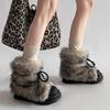 Women Snow Boots Ankle Fur Winter Anti Slip Snow Boot Women's Winter Thick Bottom Short Shoes