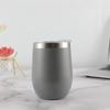 Tazza termica in acciaio inossidabile 304, Bicchiere da vino a doppia parete a forma di uovo da 12 oz, Mantiene le bevande calde o fredde.