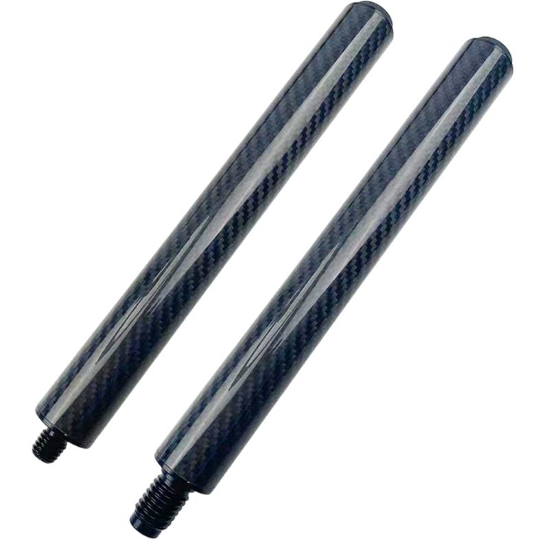 12Inch Professional Billiard Cue Connectors Attachments Carbon Fiber Construction Perfect for Extended Shot Training
