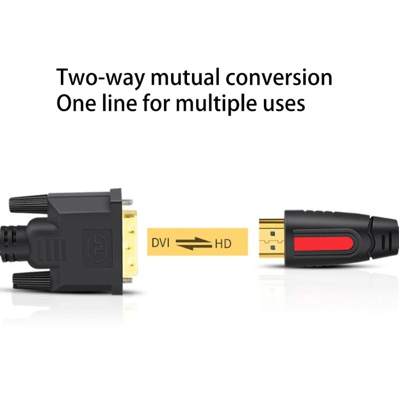 HDTV-compatible DVI Adapter Cable 4.92 Feet With HD4K Resolution & Signal Stability Durability