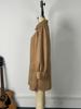 European & American Elegant Retro Solid Long Sleeve Zipper Stand Collar Dress 2025