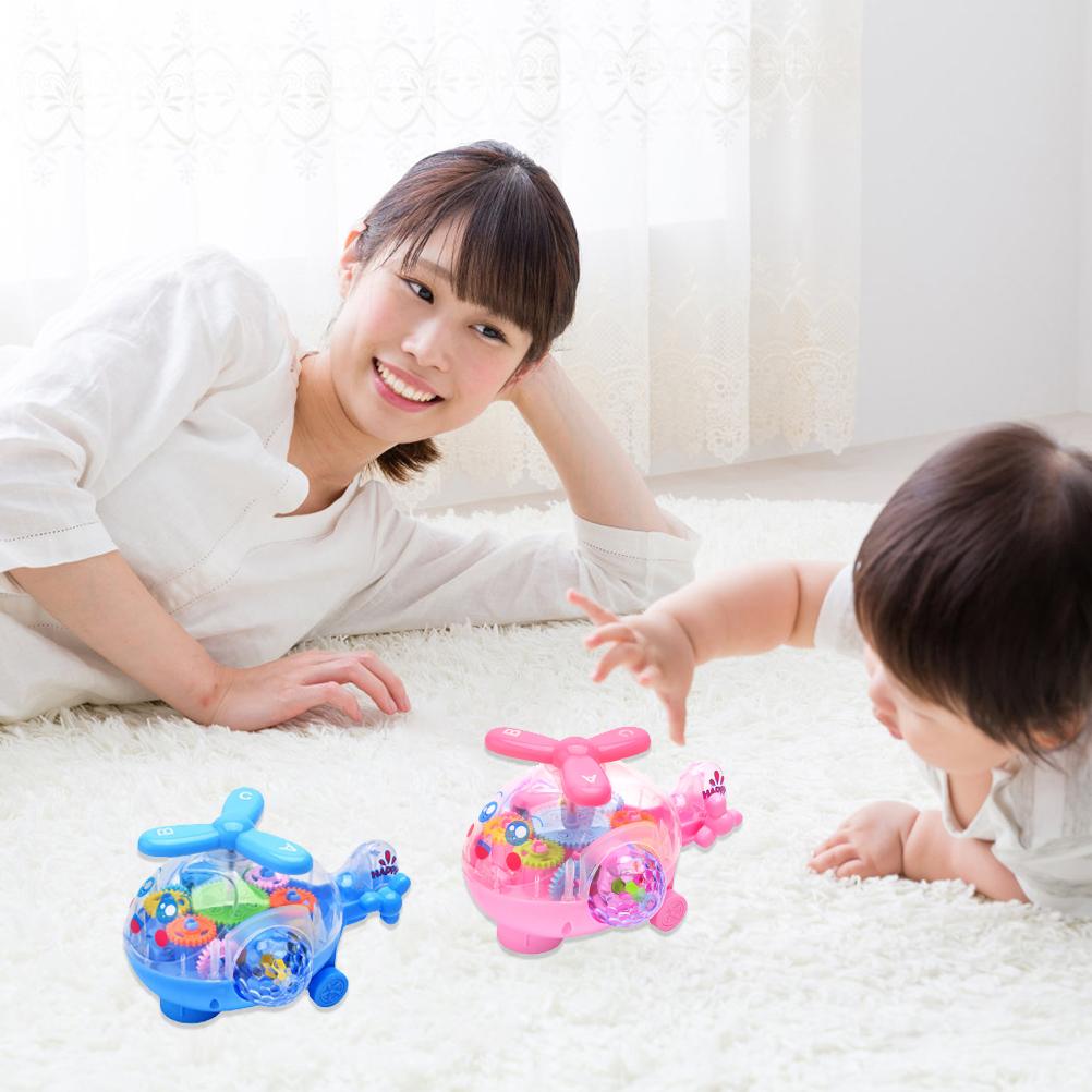 Flugzeugspielzeug für Kinder Flugzeugspielzeugmodell mit LED-Blinklichtern und Musik Elektrisches Flugzeugspielzeug