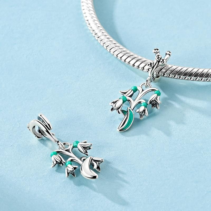 925 Silver Rubik's Cube Dog Pendant Dangle Jewelry Fit 925 Bracelet For Women DIY Gift Party