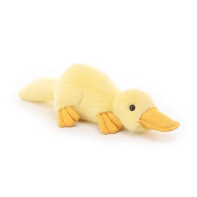 Apricot Lamb Yellow Happy Platypus Plush Toy, Soft and Cute, Fluffy Yellow Happy Platypus 35cm, Suitable for Boys and Girls