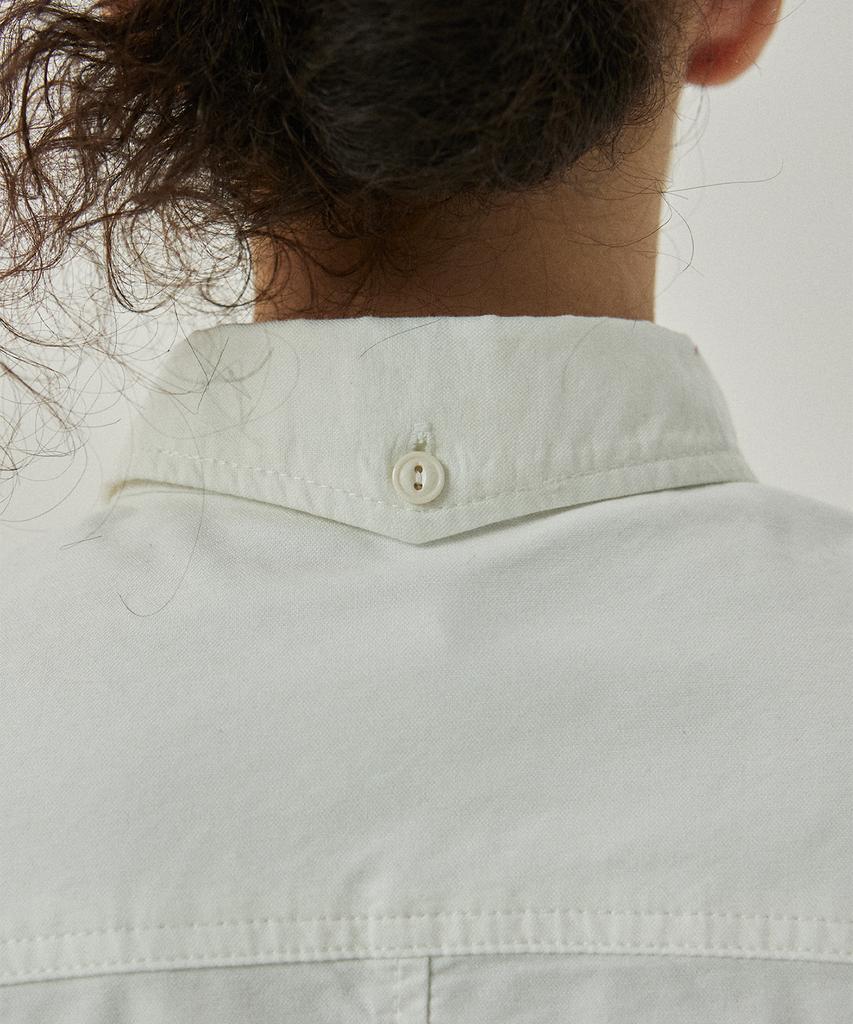 MAGOODGAN Labor 2112 Oversized Off-White Oxford Shirt