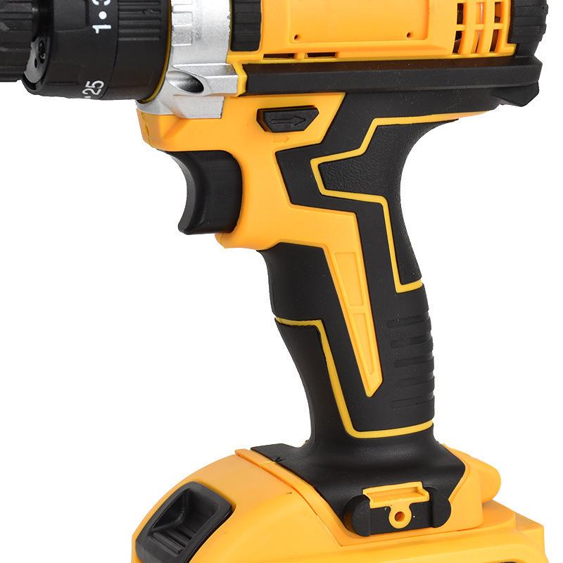 Electric Household Multi-Functional Lithium Battery Drill Set: Charging Handheld Screwdriver, Impact Drill, Pistol Grip Drill, and Impact Wrench.