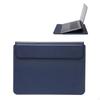 Laptop Sleeve 15 16 inch Dust Cover Carrying Case Business Adjustable Stand PU Leather