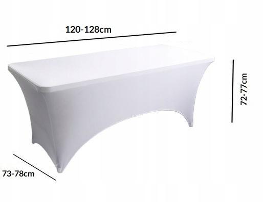 Elastic Tablecloth For A 120Cm Table, Spandex Cover