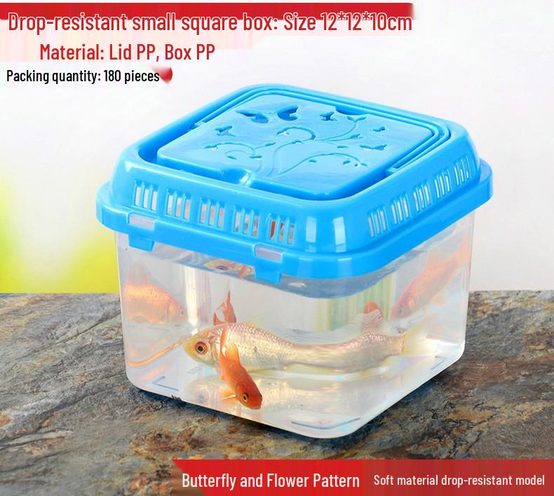 Portable Transparent Turtle & Reptile Tank – Small, Medium, Large