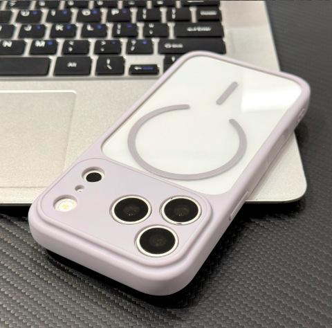 Summer magnetic two-color case is suitable for Apple second change 11PROMAX large window mobile phone case iPhone11 protective case