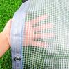 Transparent Tarpaulin PE Film Grid Rainproof Cloth With Silver Edge Garden Plant Car Truck Canopys Pets Waterproof Shelter Shade