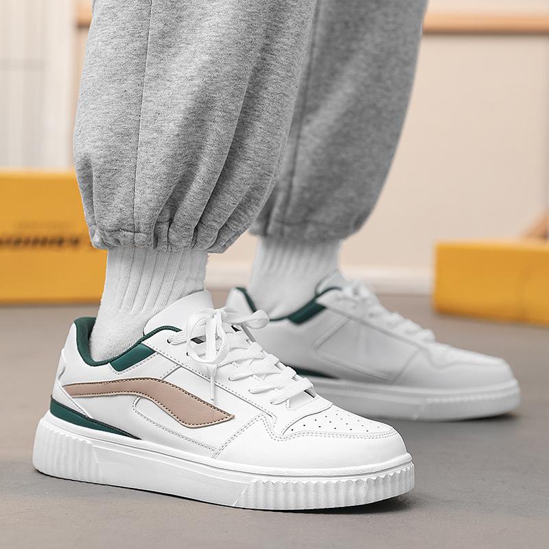 Herren Vulkanisierte Schuhe Studenten Dicke Sohle Board Schuhe MD Sohle Mode All Match Lässig Sport Flache Schuhe Kleine Weiße Schuhe