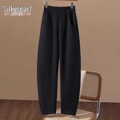 Sybill She Women's High Waist Elastic Drapey Casual Pants