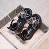 Girls' Summer Sandals New Fashionable Princess Shoes for Children, Soft Sole Beach Shoes for Older and Younger Girls In Summer