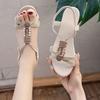 Fashion Black Outdoor Woman Shoes Designer Anti Slip Hot Cheap Liquidation Casual Low Price Wholesale Chic and Elegant Sandals for Women