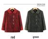 Chinese Style Spring/Autumn Lapel Jacket for Middle-Aged Women (Sizes 60-70)