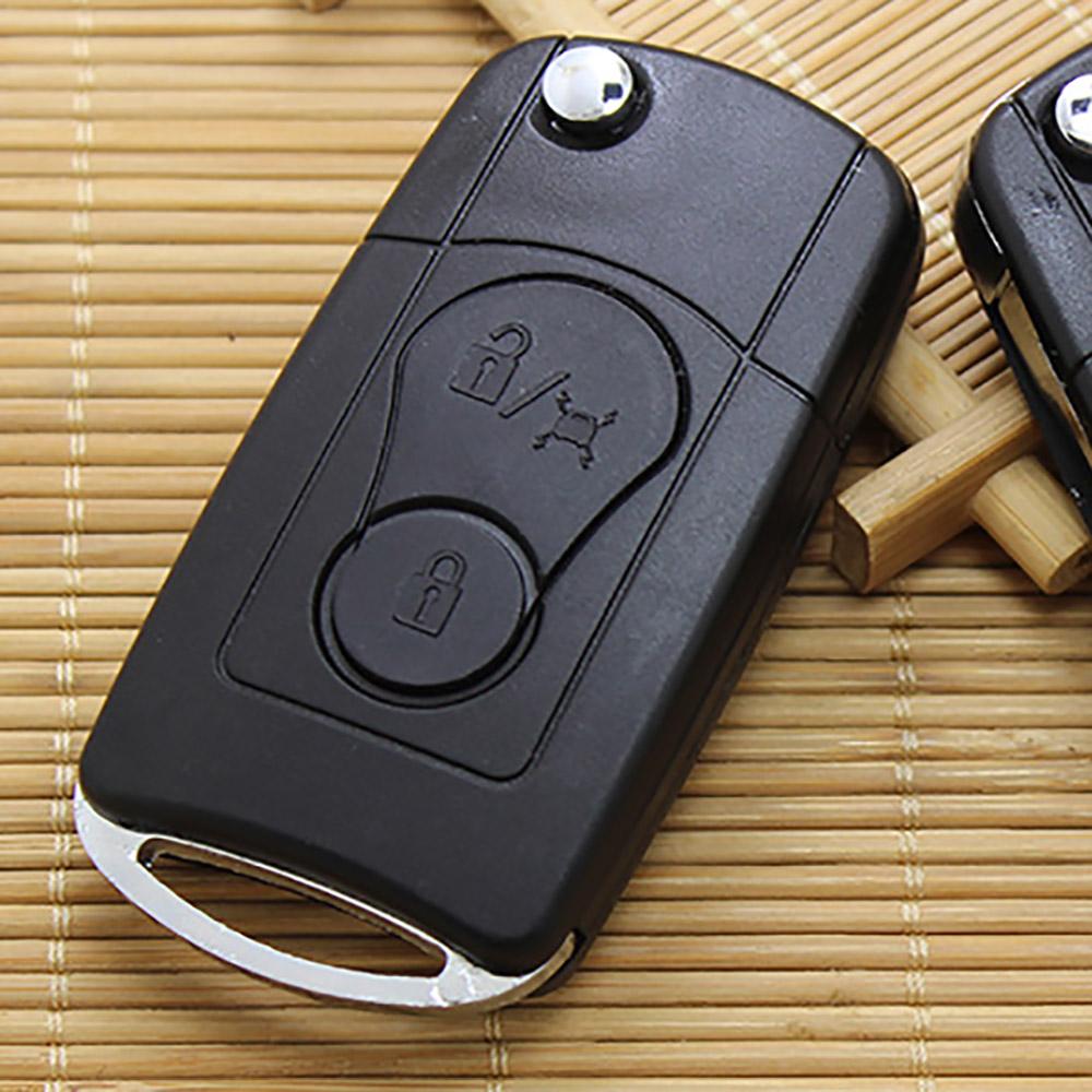 2 Button Remote Key Shell Case Replacement For SsangYong Actyon Kyron Rexton