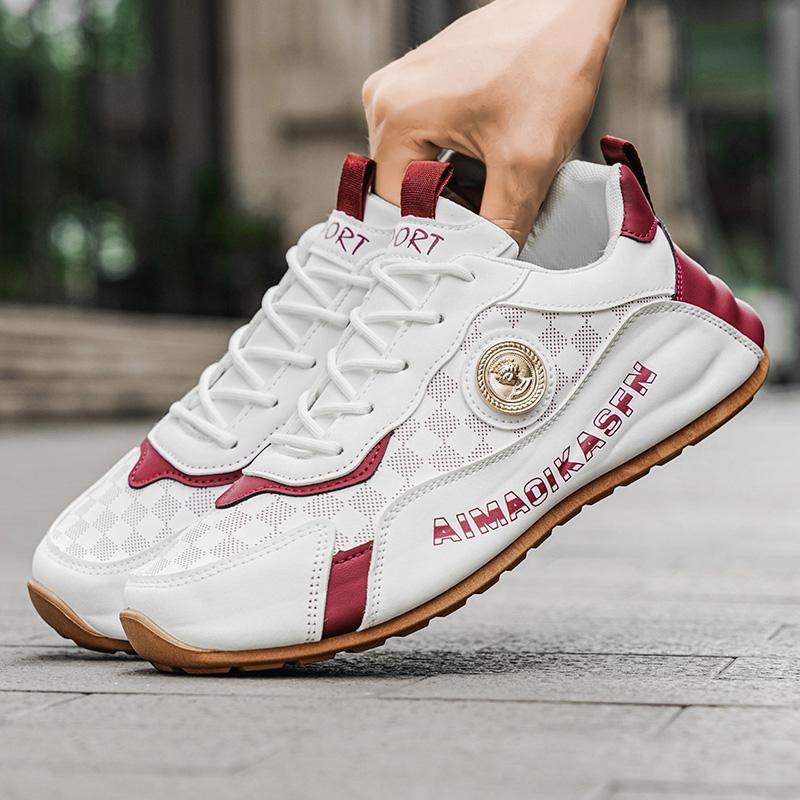Lightweight Sporty Casual Shoes with Thick Soles and Soft Treads - Trendy Shoes That Are Versatile and Enhance Height for Men