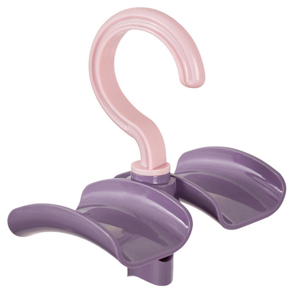 

Anti-Damage Bag Hook No Punching Towel Hanger Portable Bag Hat Organizer for Closet Purpel pink