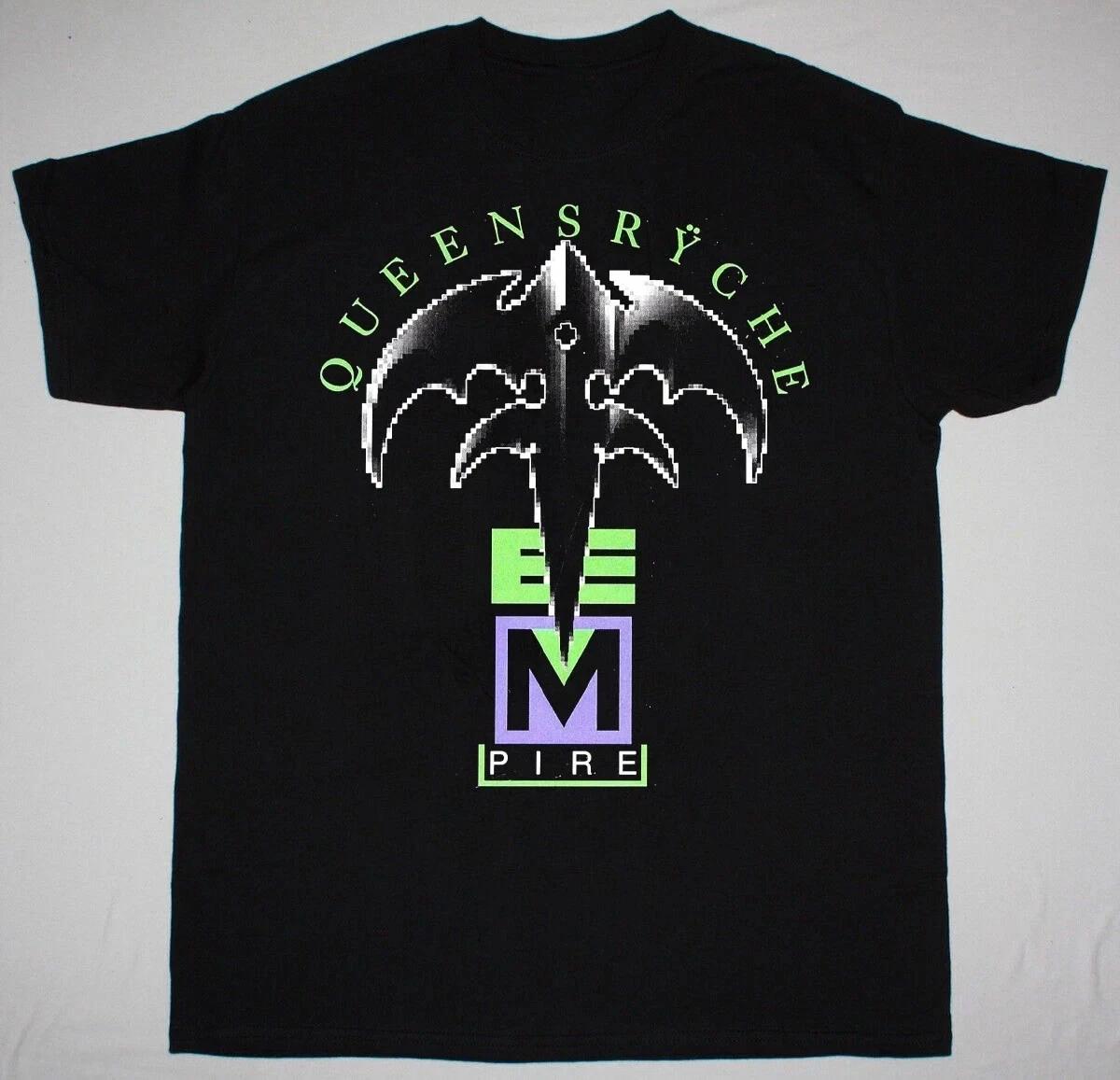 

NEW Queensryche Empire Band Short Sleeve Black All Size T-Shirt S-4XL High-end Luxury Is for Both Men and Women Top Y2k XL