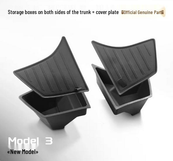 Tesla Model Y/3 Trunk Side Pocket Storage Box - Interior Modification Accessory