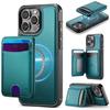 JEEHOOD J10 Flip Card Bag MagSafe Split RFID Leather Phone Case