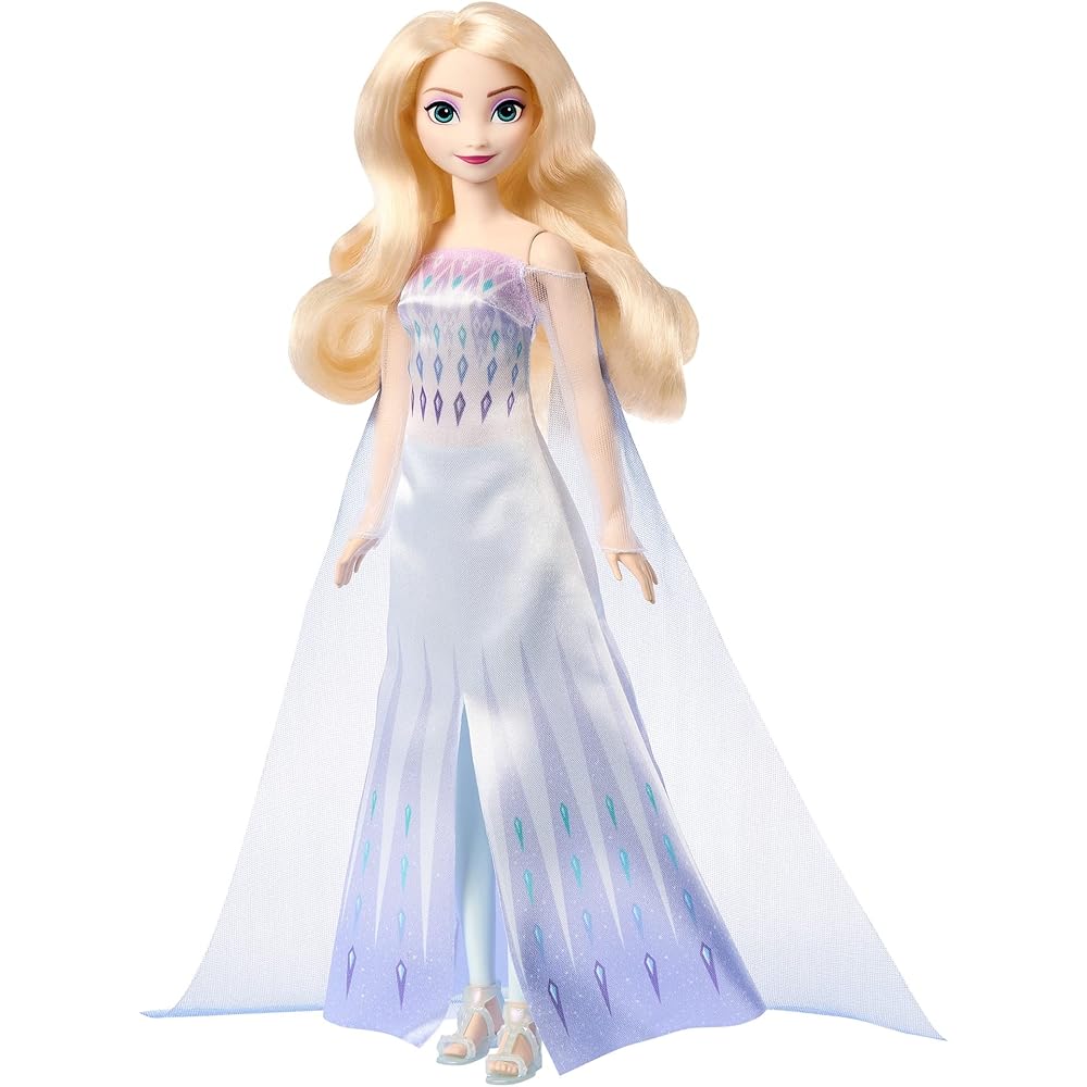 Mattel Disney Frozen Anna and Elsa Doll Set 2 Pieces Dress-Up Dolls for Ages 3 and Up