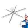6/8/10 Scheiben Aluminiumlegierung Pizza Schneider Scharfes Zahnrad Pizza Kuchenteiler für Küche Restaurant Backen Professionelle Werkzeuge