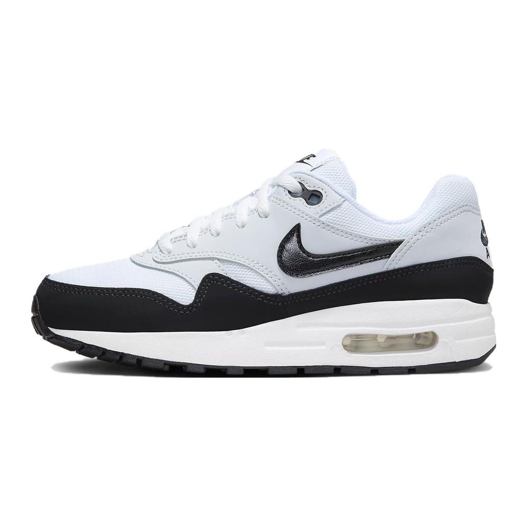 Nike Air Max 1 GS White Black Kids Sneakers Pure-Platinum DZ3307-106