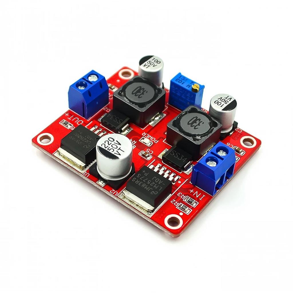 DC-DC Buck-Boost Module LM2596S: Solar-Compatible, Wide Voltage Input