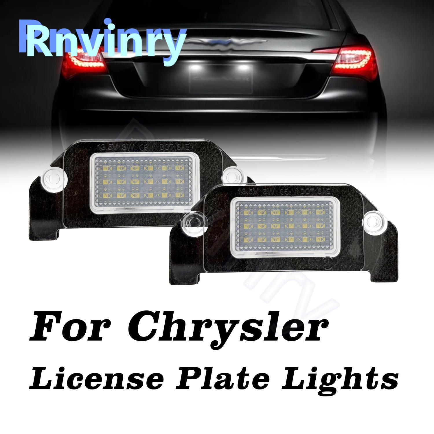 

Ліхтарі номерного знака для Chrysler 300 05-14 200 11-14 Sebring 07-10 Збірка ліхтарів номерного знака чорний