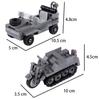 MOC Jucării WW1 WW2 Vehicul Tanc Model Cărămizi de Construit Soldat German SUA Tancuri Tun Anti-tanc Mini Cărămizi Jucării Armată Copii