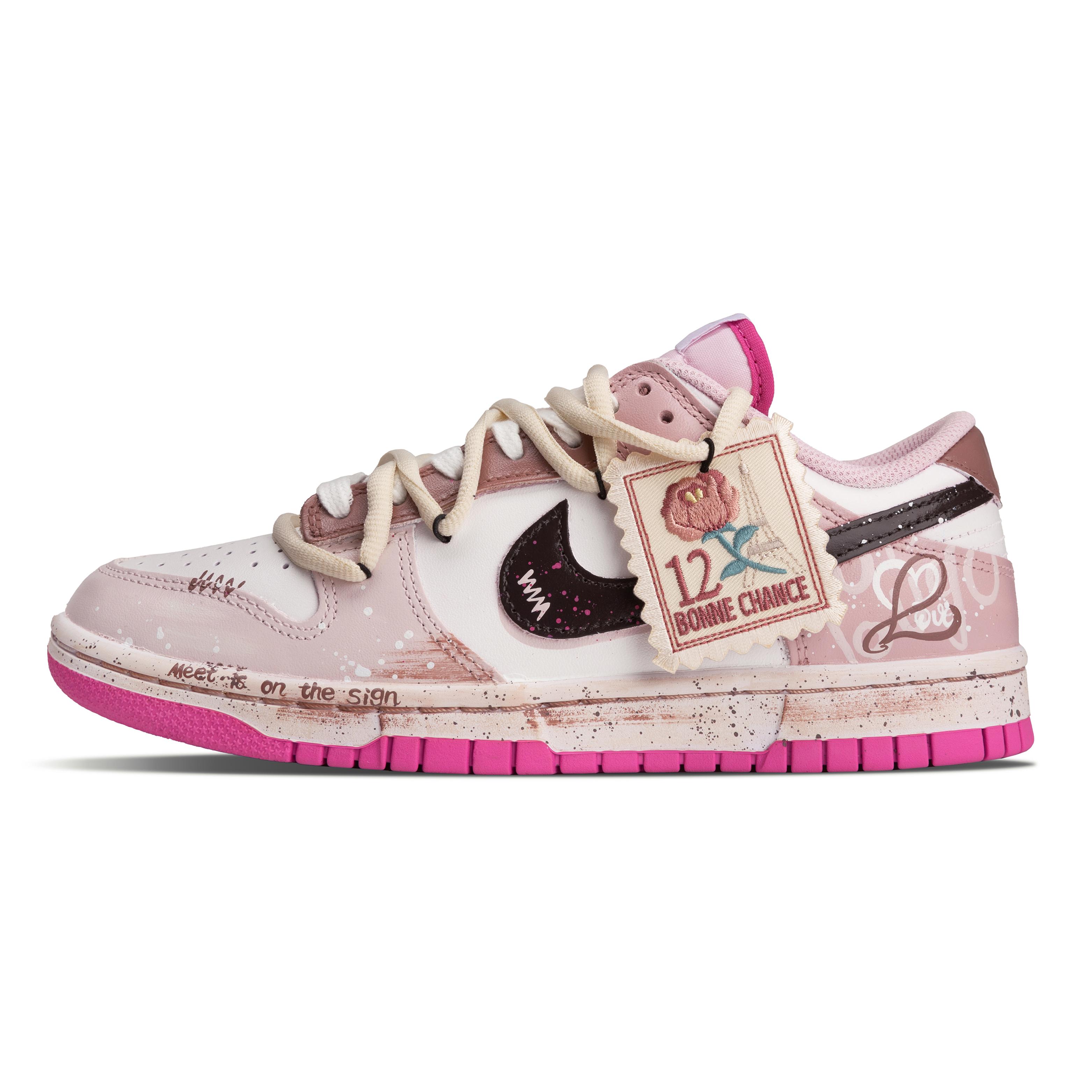 

Nike Dunk Heartbeat Echo Slip Resistant Abrasion Resistant Slip Resistant Abrasion Resistant Low top Skateboard Shoes HQ1181-661(Team691-) 36.5
