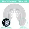 6/20Pcs Diamond Oscillating Tool Blade Versatile High Efficiency Cement Paste Removal Blade for Bathroom Renovation Tiling House