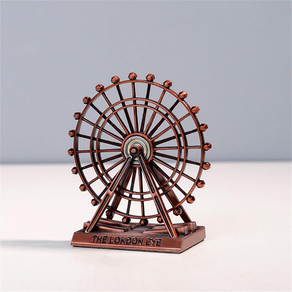 Gift Retro Creative Handicraft Rotatable Ferris Wheel Model London Eye Ornament Art Figurine
