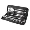 20pcs BBQ Grill Set Professional Stainless Steel Tongs Spatula Fork Brush Barbecue Tool Set for