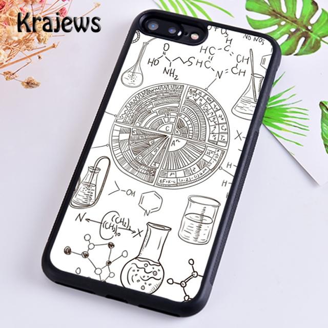 Krajews Chemistry Elements Phone Case Cover For iPhone 17 Air 16 15 14 Plus 11 12 13 Pro Max Coque Shell Fundas