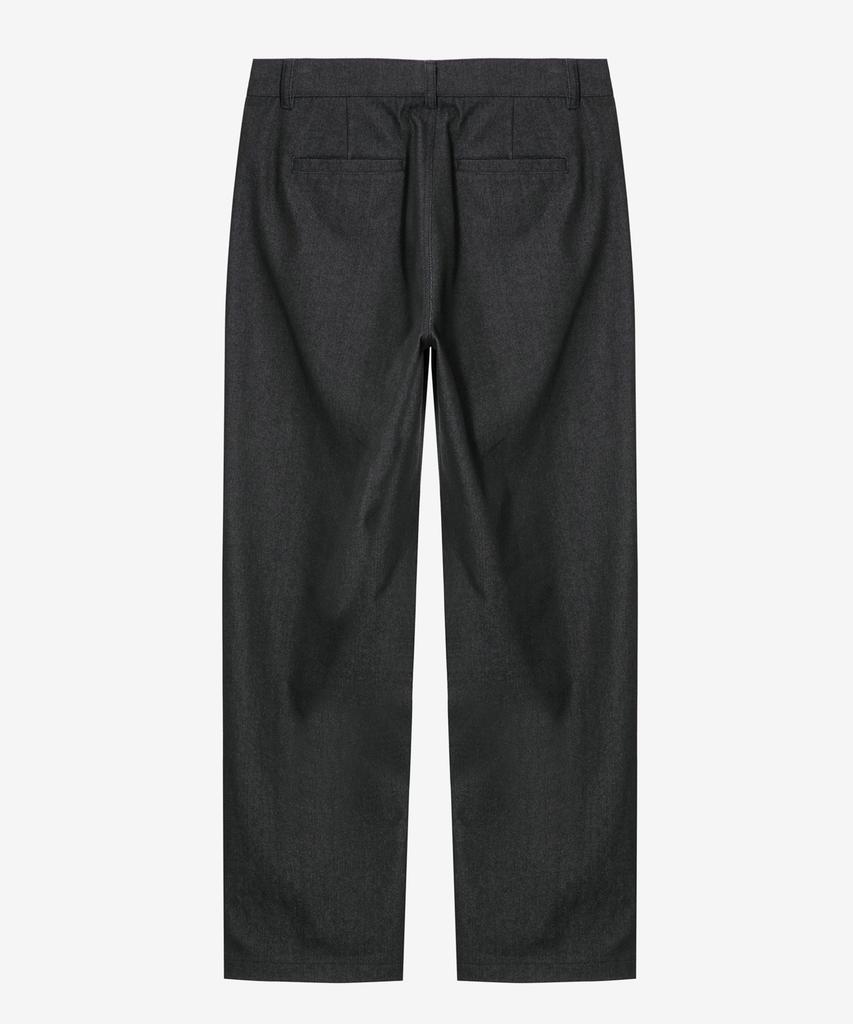 MINDBRIDGE [Set] Black Denim-Like Shacket Setup