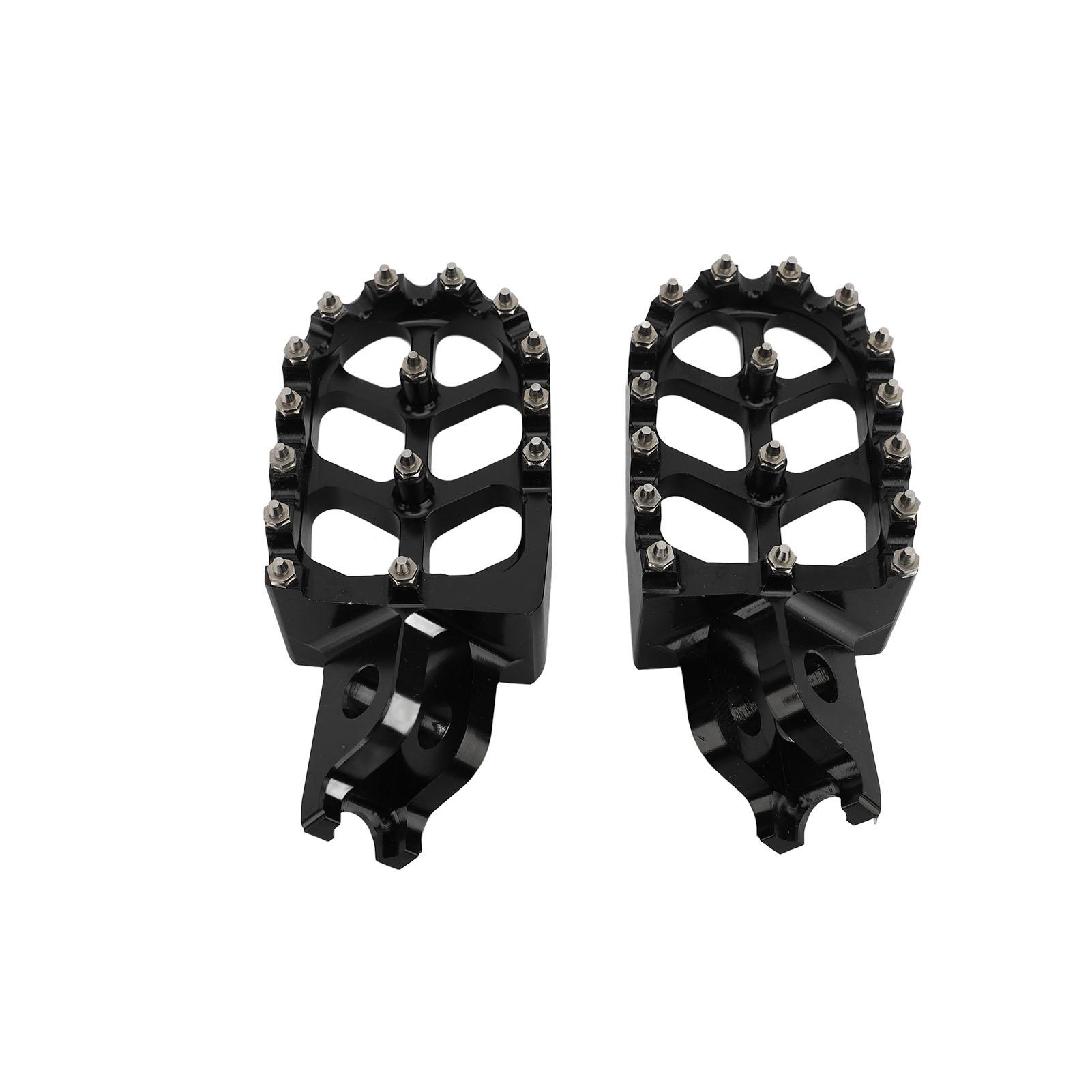 

Motorcycle Foot Pegs Aluminum Alloy Anti Slip Reduce Fatigue Enhanced Grip Foot Pedal Rest for CR