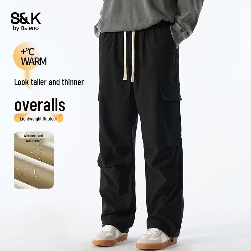

Baleno S&K Men s Relaxed Straight Leg Cargo Pants 2XL