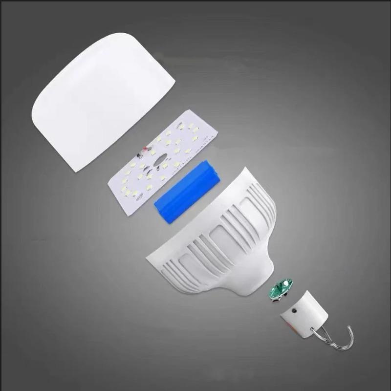 Portable Outdoor BBQ Camping Lights USB Rechargeable lamp LED Emergency Bulb Hook High Power Tents Lantern Night Lights Bulb