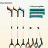 Foldable Aluminum Trash Picker: High-Altitude Reach, Hygiene Clamp, Sanitation Clip, Item Retriever.