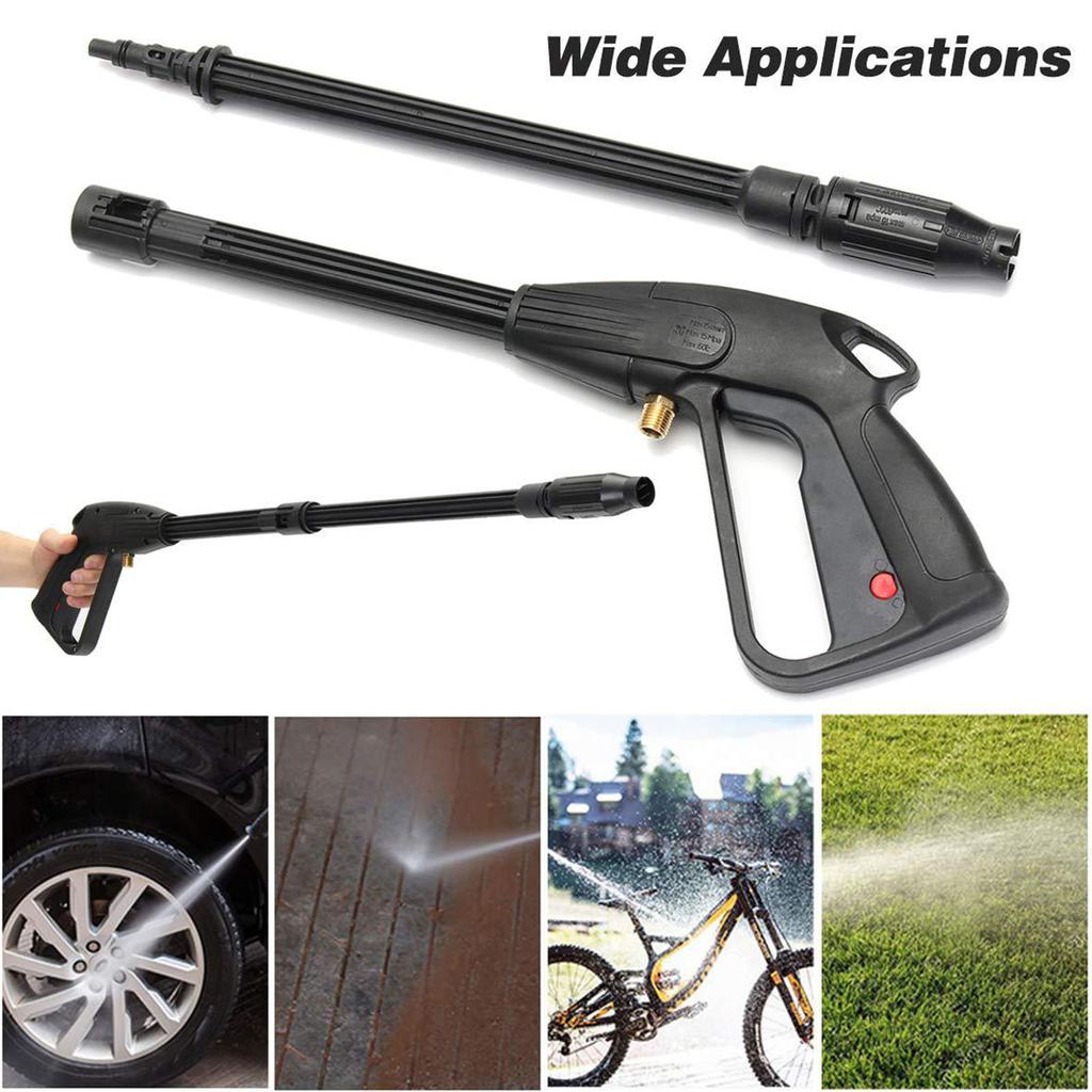 2200PSI High Pressure Washer Guns with Extension Replacement Wand Pressure Water Guns Adjustable Spray for Gardening
