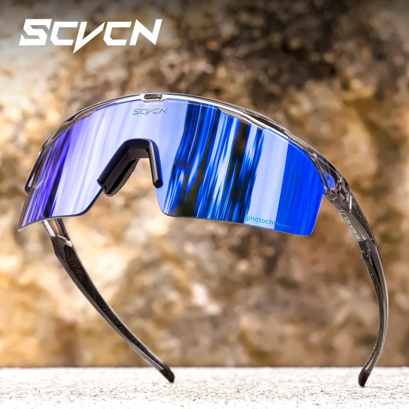 Pochromic Bicycle Equipment Cycling Glasses UV400 MTB Road Mountain Bike Racing Outdoor Sports Camping Golf Sunglasses
